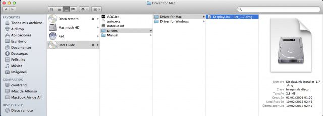 aoc e1649fwu driver for mac